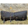 Leder Motorradtasche Schwarzes Taschenset Satteltasche Fahrradtasche Seitengabeltasche Tasche Bestes Geschenk für Männer