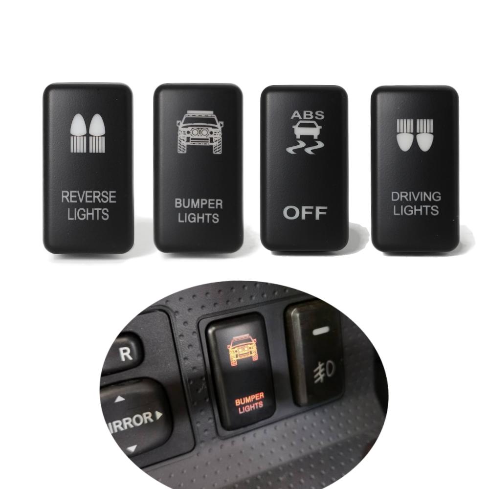 Car Reverse Bumper Driving Lights Anti-slip Power On Off Switch For Toyota Tacoma Land Cruiser Reiz Hilux Prado 120 FJ CRUISE