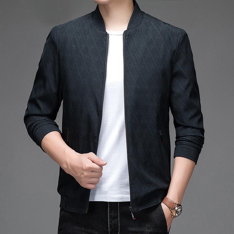 Spring Jackets for Young and Middle-aged Men, Business Casual Men's Thin Jackets, Baseball Collar Outerwear Trends