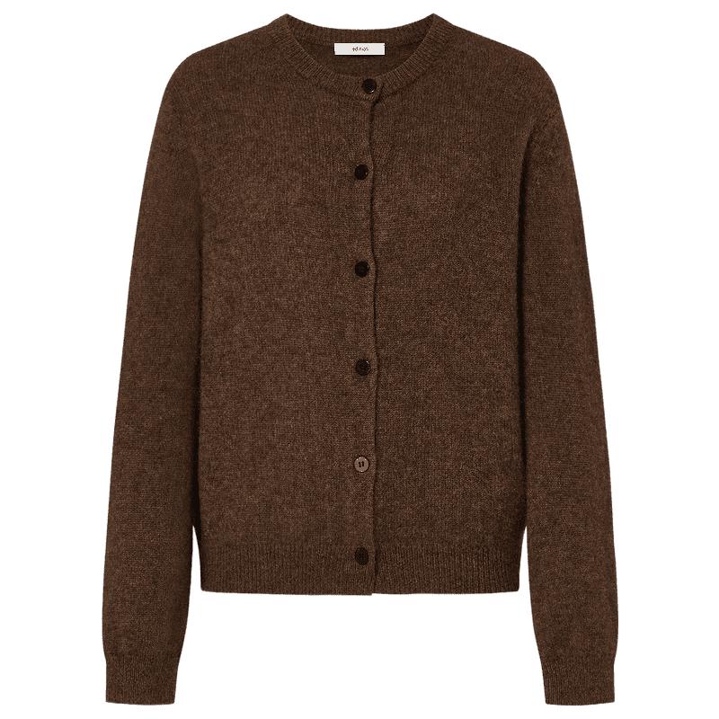 

Коллекция Dong Jie Кардиган с V-образным вырезом Верблюжий из смеси шерсти яка S (160)