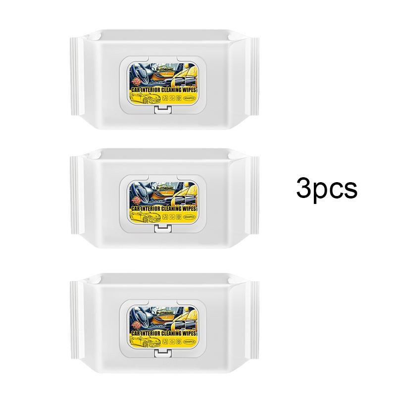 Rayhong Čisticí ubrousky na interiéry Auto Rychlé odstranění skvrn Renovace Snížení praskání Přenosné multifunkční čisticí ubrousky