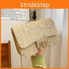 Chic Woven Small Handbag For Women Stylish Shoulder Crossbody Bag In Off White And Khaki