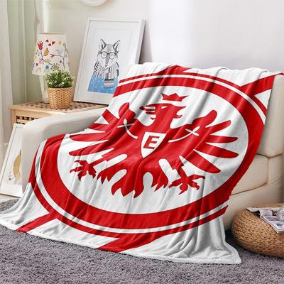 Eintracht Frankfurt Print Flannel Blanket, High Quality Comfortable for All Seasons, Home Decor, Warmth and Comfort, Perfect for Christmas Gifts