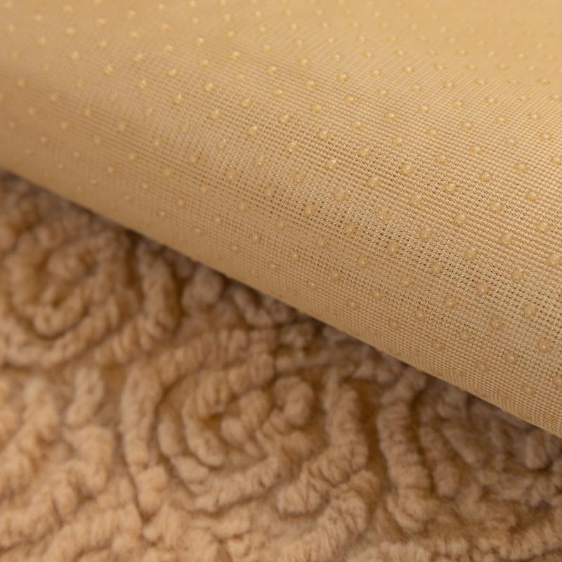 Warm Tutu Fleece Sofa Cushion  New Winter Thickened Plush Cushion Non-Slip Leather Sofa Cover Cover