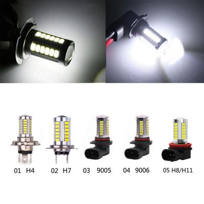 H4/H7/9005/9006 33SMD LED Autoscheinwerferlampe Tagfahrlicht Weiß Motorrad Nebelscheinwerfer 1 Stück