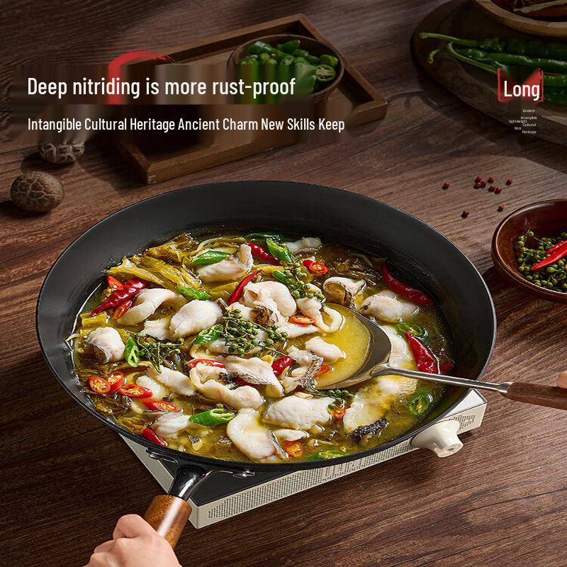 COOKER KING Heritage Cast Iron Frying Pan