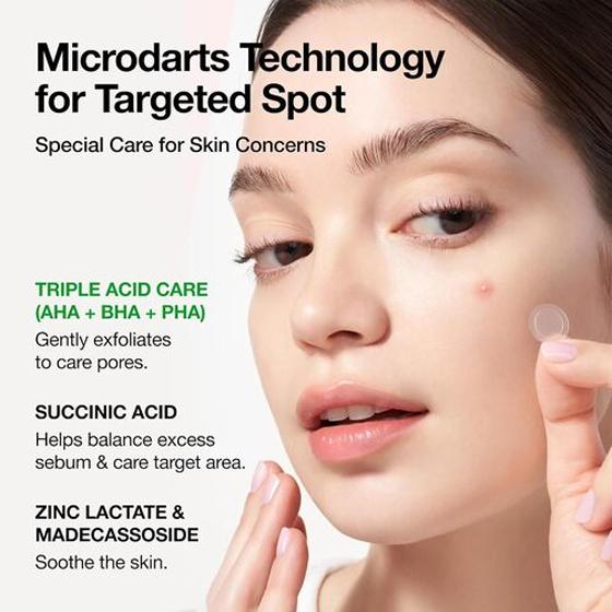 [Anua] Triple Acid Spot Care Microdart Patch 53mg*12EA