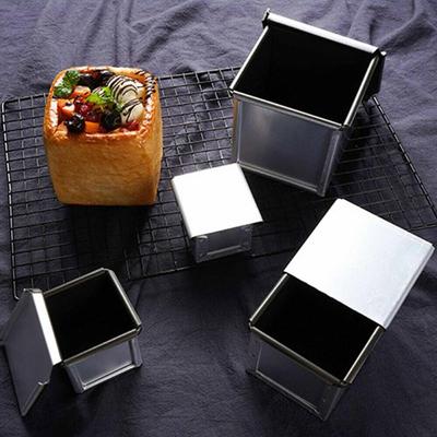 Aluminized Steel DIY Kitchen Bakeware Cake Baking Tool Loaf Pan Toast Box With Lid Bread Mold