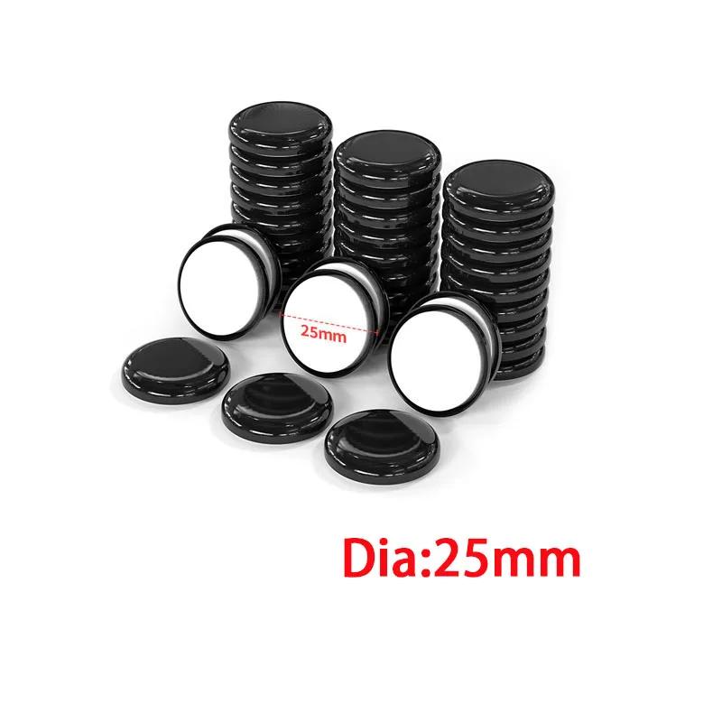 20Pcs Black PE Sliding Pad Self-Adhesive Mobile Sliding Pad Silent Wear-Resistant Furniture Table&Chair Foot Pad Protective