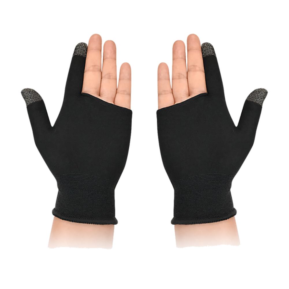 

1 пара напальчников, влагостойкие, дышащие, чувствительные, для игр с сенсорным экраном, чехлы на кончики пальцев, перчатки для большого пальца для игры PUBG Mobile