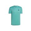 T Shirts Men's Green Crew Neck Moderate Straight Fit HT9057