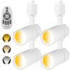 100W Equivalent Spotlight for Lighting Rails, Dimmable, Color-adjustable, with Remote Control, Available In Warm White, Daylight, and Cobalt White,