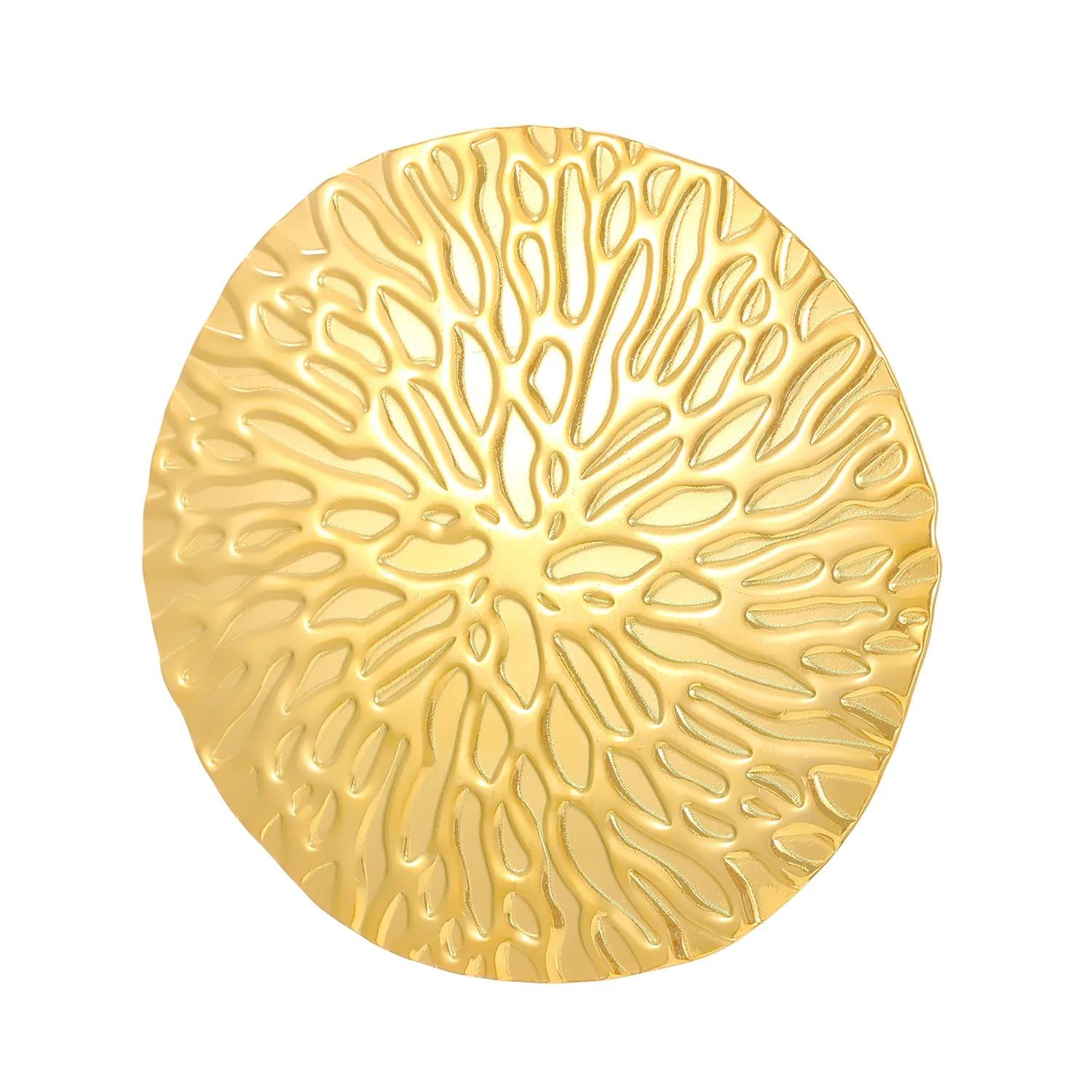 

Кольца из нержавеющей стали с металлической текстурой для женщин, регулируемые открытые кольца для указательных пальцев, креативные дизайнерские украшения, аксессуары для вечеринок 741