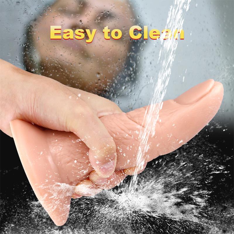 Kobiece urządzenie do masturbacji kciuka Symulacja Dildo Female Dildo Instrukcja Big Penis Adult Products