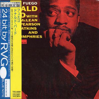 CD DONALD BYRD Fuego TOCJ9036 BLUE NOTE 1998 Japan Jazz Used