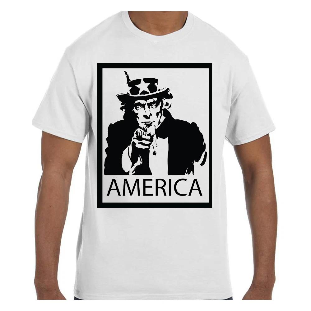 T shirt Uncle Sam America Patriot 4th of July L