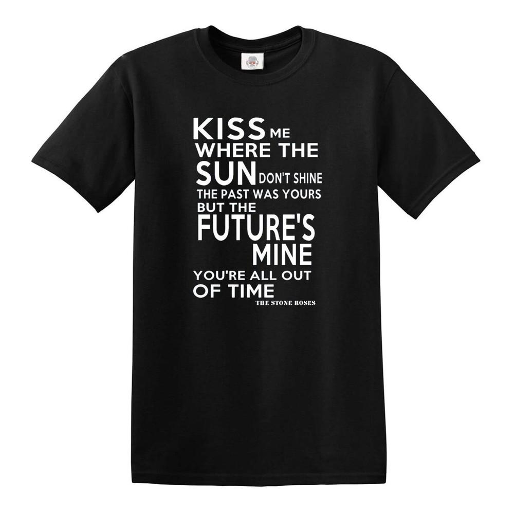 The stone roses tshirt mens she bangs the drums song lyrics music tee top 2XL