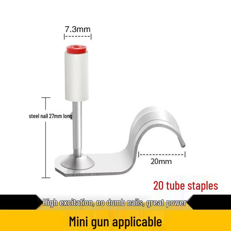 Compact Multi-Function Nail Gun with Integrated Fasteners