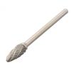 1pc Burrs 3x6mm Tungsten Rotary Drill Carving Bit Double Cut 1/8" Shank