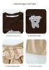 Huzhou Zhili Girls' Short Sleeve Puppy Print Top + Two-Piece Wide Leg Pants Set