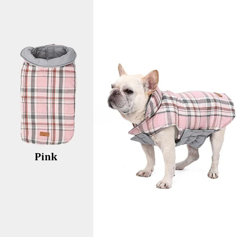 NONOR Winter Dog Jacket Waterproof Cozy Dog Clothes for Medium Large Dogs Warm Dog Coat French Bulldog Labrador Costume