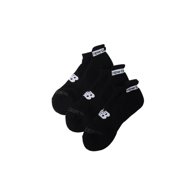 [New Balance] Golf Continuing Standard Item Tech Ankle Socks (Antibacterial and Deodorizing - 3-Pair Set) / Men's / 012-6986005 010_Black FR