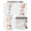Window Screen Cleaning Brush 3 In 1 Glass Wiper with Retractable Wand Built-in Crevice Brush Swiveling Head Multi-Surface Cleaner