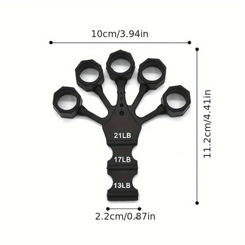 Adjustable Anti-Slip Finger Trainer, Grip Strength Hand Exerciser, Portable Finger Expander With 5-Finger Cutout Design Fit For Bask