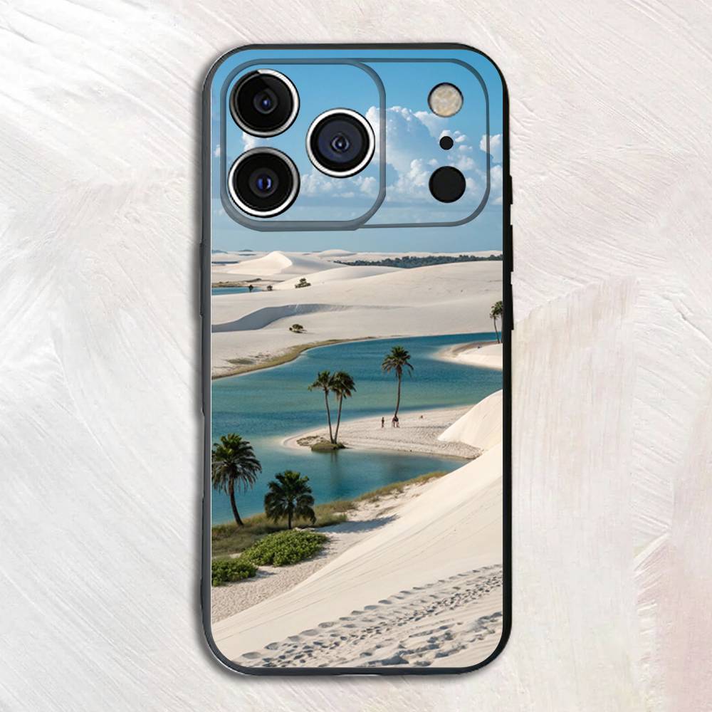 Wonders of Nature Silicone Phone Case For iPhone 17,16,15,14,13,12 X XS Plus Pro Max Shockproof Soft Cover