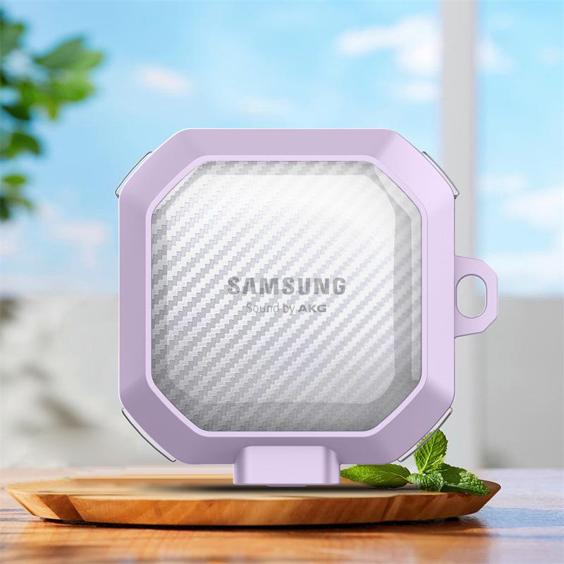 Samsung BudsCore Buds2 Pro Transparent Carbon Fiber Protective Case