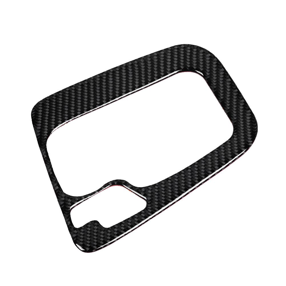 Carbon Fiber Left Hand Drive Center Control Gear Panel Cover Trim Fit for 3 Series E46 1998 2005