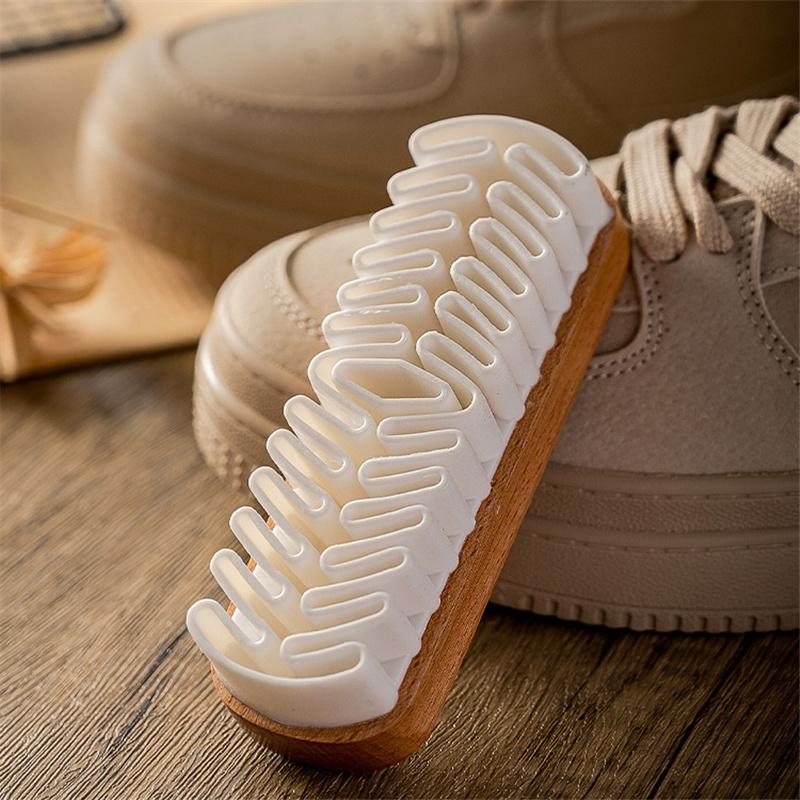 Suede Shoe Brush Plastic Handle Cleaning Stain Eraser for Suede Nubuck Material Boots Cleaner Refresher Tool