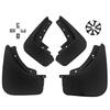 Mercedes-Benz GLA 2020-2021 Soft Mud Flaps Set, Black Plastic