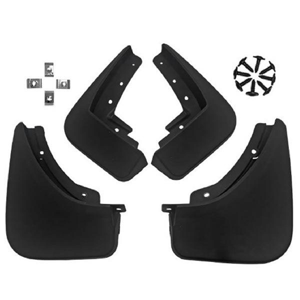 Mercedes-Benz GLA 2020-2021 Soft Mud Flaps Set, Black Plastic