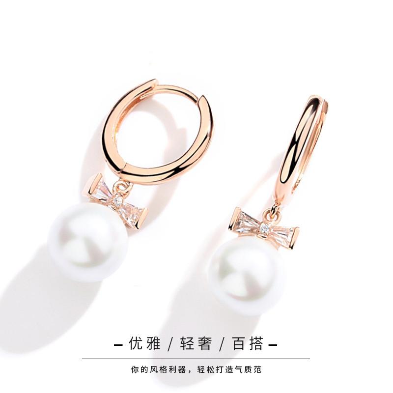 New 925 Silver Heart Stud Earrings Fashion High Quality For Women's Wedding Fine Jewelry Accessories Party Gifts