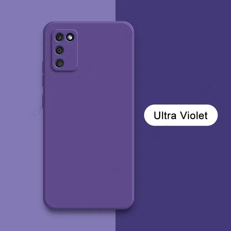 Square Liquid Silicone Phone Case for Samsung Galaxy A02S F02S M02S 360 Soft Back Cover SamsungA02S SamsungF02S SamsungM02S Bags