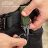 Outdoor Climbing Camping Tactical Hanging Buckle Molle Nylon Webbing Belt Triangle Buckle Tool Accessory Carabiner