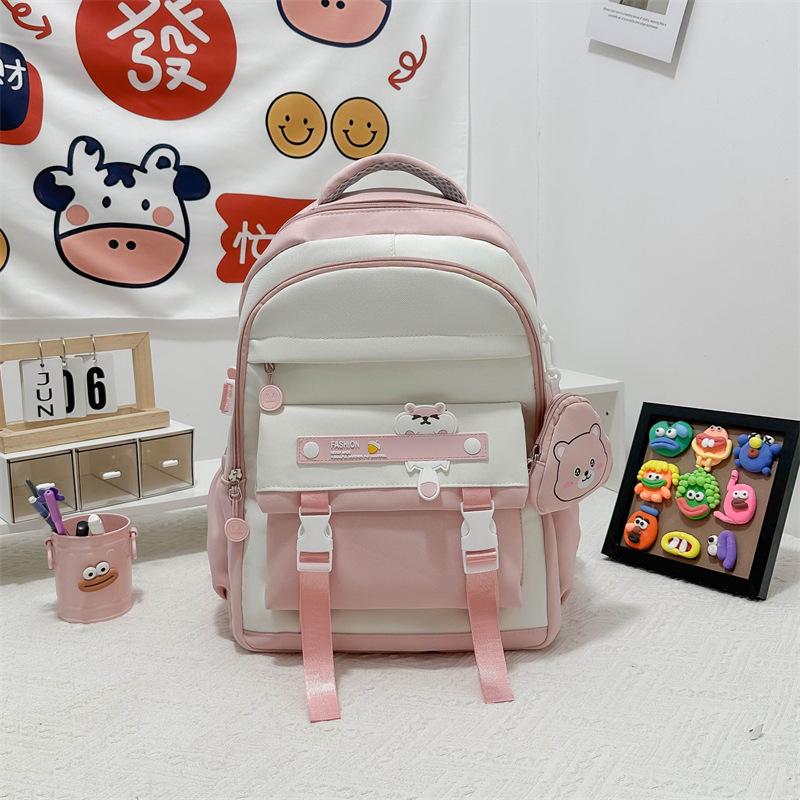 Korean version schoolbag ins niche large-capacity backpack sixth grade girls high value primary school students junior high school students backpack