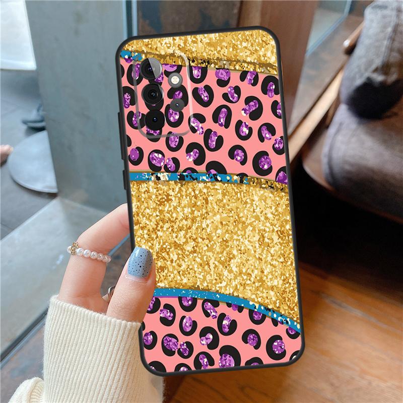 

Leopard Print Case For Samsung Galaxy A06 A14 A56 A36 A26 A16 A54 A34 A12 A32 A52 A13 A33 A53 A15 A35 A55 Samsung A16