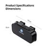 Hijk1 Car Sun Visor Glasses Case Sunglasses Holder For VW Golf Amarok T5 Phaeton GTI Teramont Tiguan Car Interior Accessories Keychain
