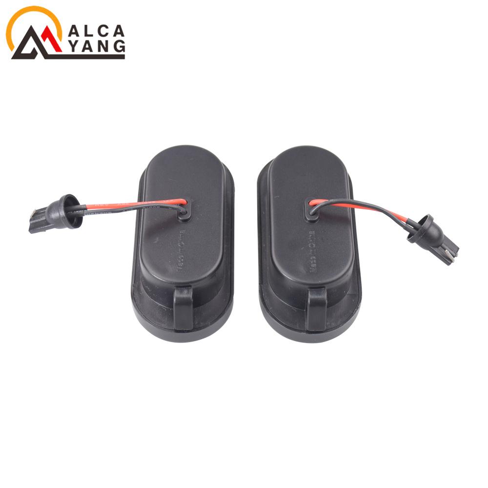 2X LED Dynamic Side Marker Turn Signal Light Indicator for VW Bora Golf 3 4 MK4 Jette Lupo Passat Z2 3BG Polo SB6 SEAT Ibiza T5