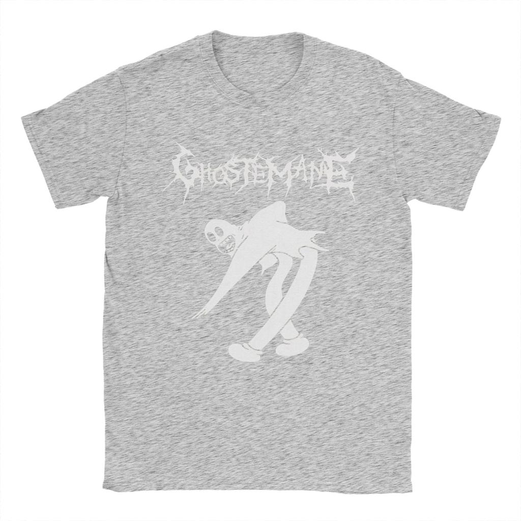 Vintage T-Shirt Sommer Trap Metal Ghoste Unisex Hip Hop T-Shirts Baumwolle T-Shirt für Unisex Y2K Lässiges Print Kurzarm Oberteil T-Shirts