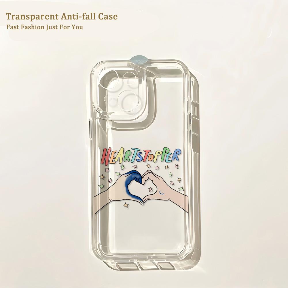 

Hot TV H-Heartstoppers Phone Case For iPhone 17 16 16e 15 14 13 12 11 Mini Pro Max X XR XSMax 8 Air Plus Transparent Back Cover iPhone 11