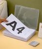 Letter Transparent Storage Document File Fully Large Stationery Stackable 1 A3 Size 1 A4 A4/A3 Case, Box, Case, Folder, Assembled, Capacity,