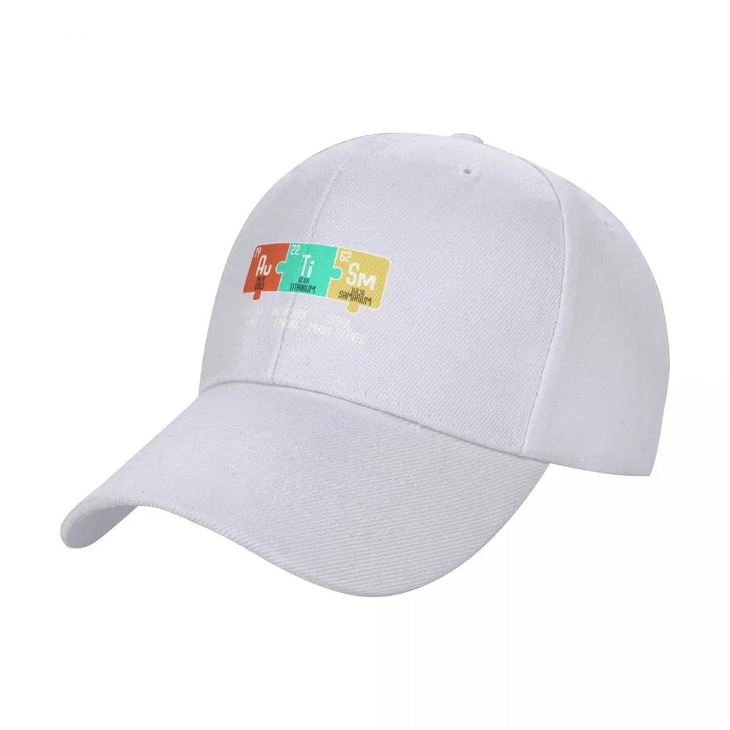 Autism Awareness Periodic Table Elets Baseball Cap custom caps Visor Mountaineering Unisexs Hats Womens