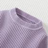 2025 New Autumn Korean Style Cape Knit Dress 2 Piece for Kids Clothing Set Bowknot Long Sleeve Dress Set