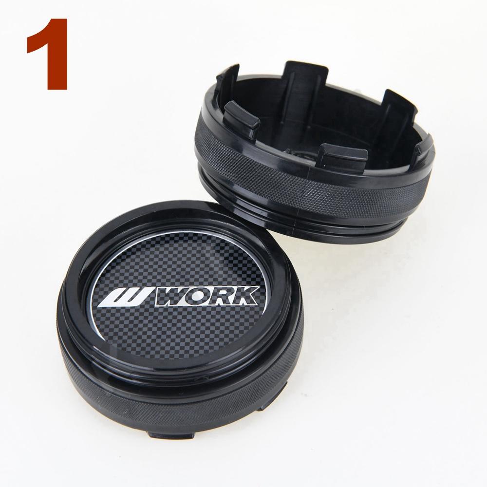 

4PCS 61MM OD / 57.5MM ID Sport Rim Cap WORK EMOTION MEISTER VS Sticker Centre Cap Rim Wheel Cover Cap Hubcaps