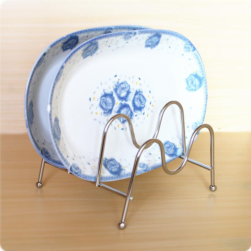 2025 New Kitchen No-punching Seated Pot Lid Rack, Tabletop Vertical Multi-layer Pot Lid Shelf Knife Holder Hanging Rack Dish