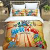 Cute Cartoon Super Zings Bedding Sets Exquisite Bed Supplies Set Duvet Cover Comforter Set Bedding Set Luxury Birthday Gift026