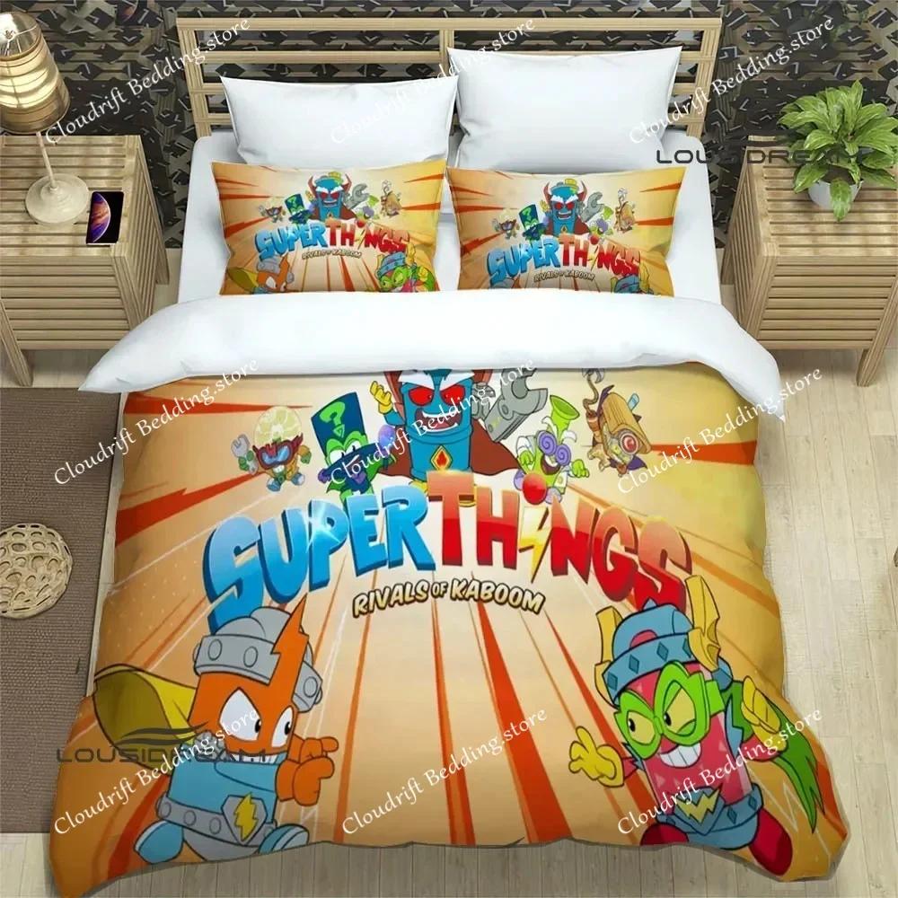 Cute Cartoon Super Zings Bedding Sets Exquisite Bed Supplies Set Duvet Cover Comforter Set Bedding Set Luxury Birthday Gift026